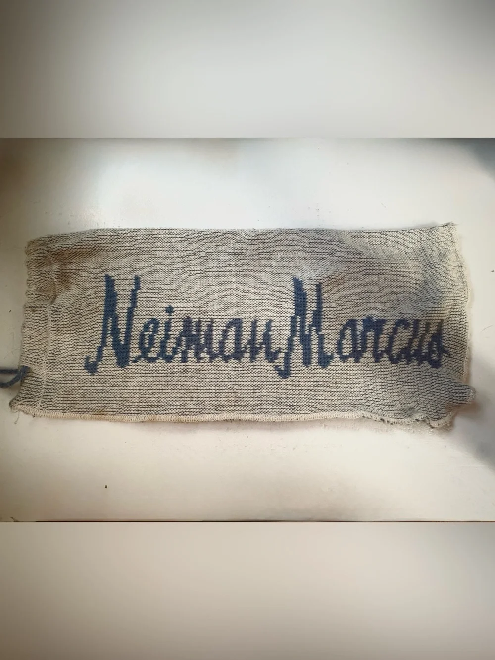 Vintage Neiman Marcus Knit Shoe Dust Bags